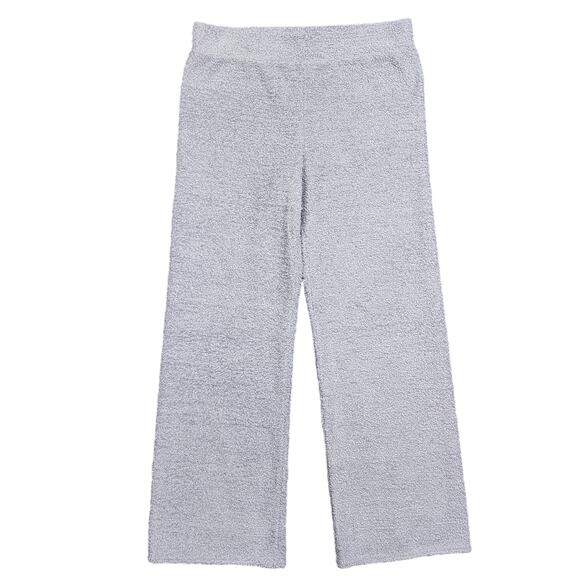 Steve Madden Pajama Pants Wide Leg Chenille Sleep Pants Large Lilac Gray - Picture 1 of 9